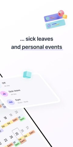График смен рабочий календарь для Android — скриншот 2