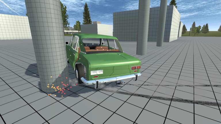 Simple Car Crash Physics Sim для Android — скриншот 1