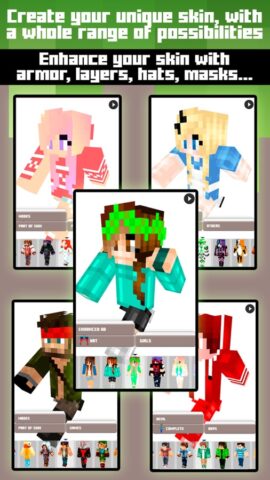 Skins for Minecraft PE & PC — Free Skins для iOS — скриншот 3