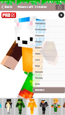 Skins for Minecraft PE & PC — Free Skins для iOS — скриншот 5