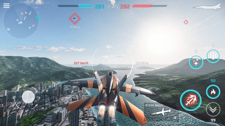 Sky Combat — Самолеты Онлайн для Android — скриншот 5