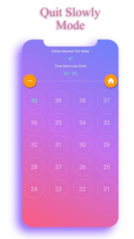 Счетчик трезвости — EasyQuit для Android — скриншот 5