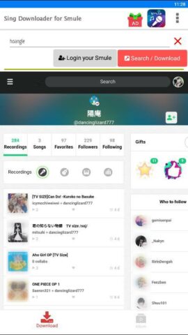 Song Downloader for Smule для Android — скриншот 2