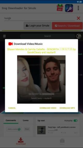 Song Downloader for Smule для Android — скриншот 3