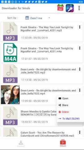 Song Downloader for Smule для Android — скриншот 4