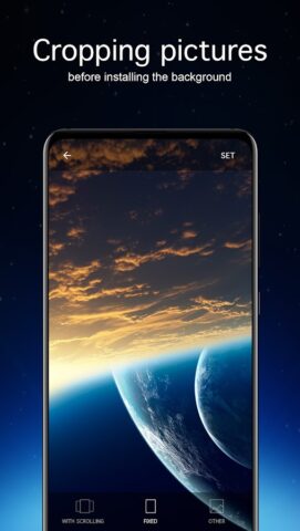 Обои космос 4K для Android — скриншот 4