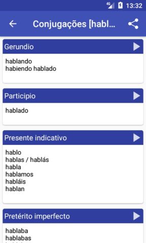 Diccionario español для Android — скриншот 3