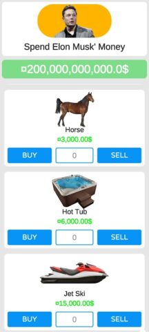 Spend Elon Musk’ Money — скриншот 1