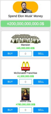 Spend Elon Musk’ Money — скриншот 2