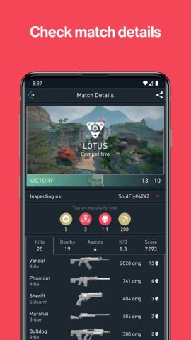 Spike Stats — Valorant Tracker для Android — скриншот 2