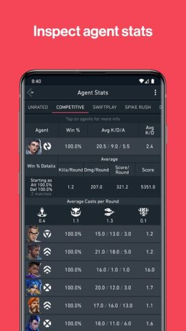 Spike Stats — Valorant Tracker для Android — скриншот 5