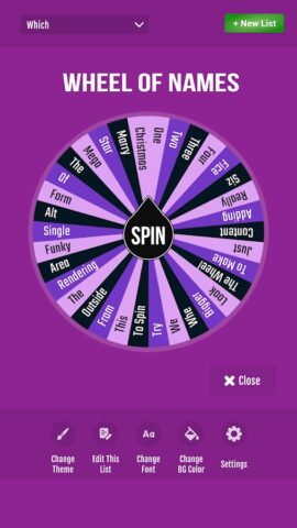 Spin Wheel — Random Picker для Android — скриншот 1