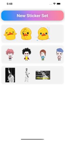 Стикеры для Телеграма для iOS — скриншот 1