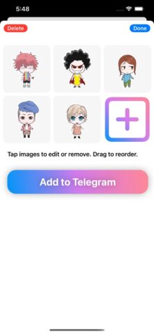Стикеры для Телеграма для iOS — скриншот 2