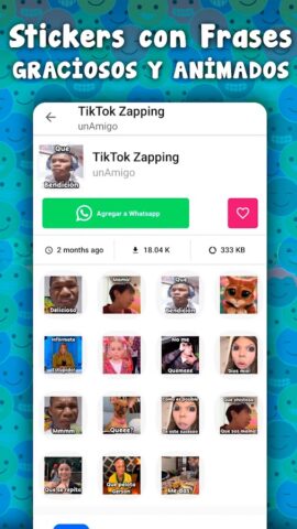 Stickers graciosos para WhatsA для Android — скриншот 5