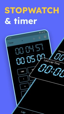Цифровой таймер и секундомер для Android — скриншот 3