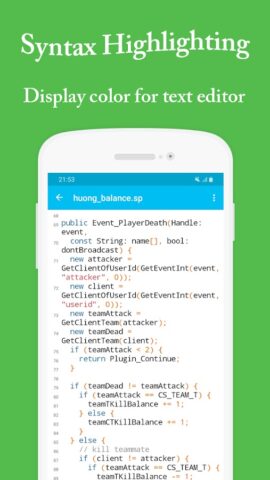 Sublime Text Editor для Android — скриншот 1