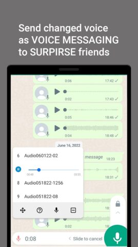 Изменитель голоса и Модулятор для Android — скриншот 2