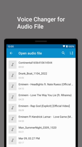 Изменитель голоса и Модулятор для Android — скриншот 5