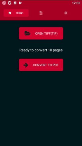 TIFF to PDF Converter для Android — скриншот 1