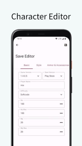 TR Save Editor для Android — скриншот 2