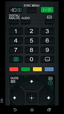 TV Remote for Sony TV для Android — скриншот 1