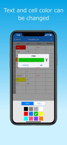 Table Memo для iOS — скриншот 2