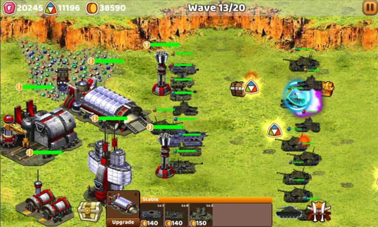 Tank Defend: Red Alert Command для Android — скриншот 3