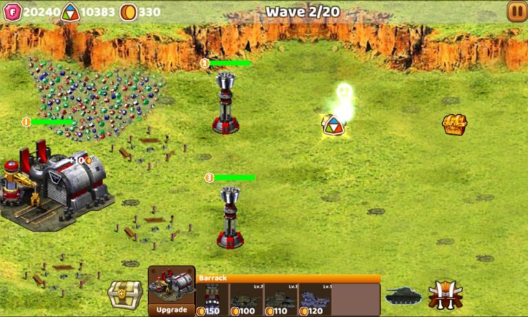 Tank Defend: Red Alert Command для Android — скриншот 5