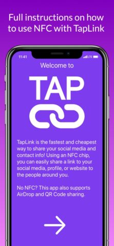 TapLink — Quickly Share Links для iOS — скриншот 4