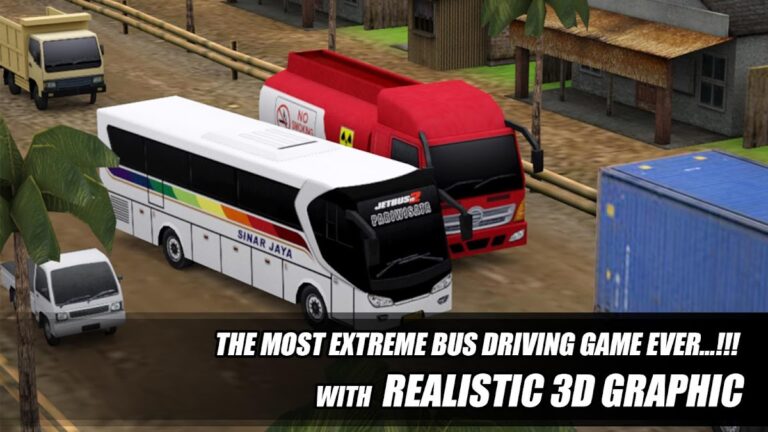 Telolet Bus Driving 3D — скриншот 1