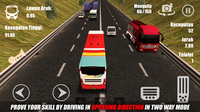 Telolet Bus Driving 3D — скриншот 5