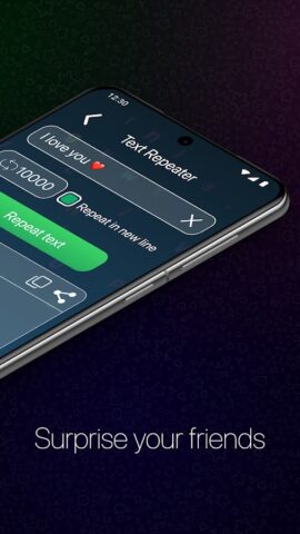 Повторитель Текста: СМС Бомбер для Android — скриншот 2
