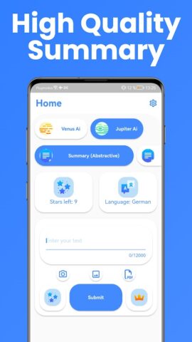 Краткое содержание текста для Android — скриншот 2