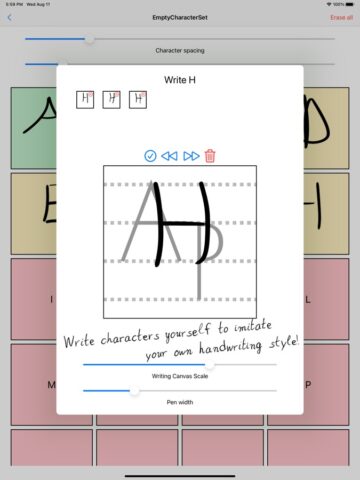 Text2Handwriting для iOS — скриншот 3