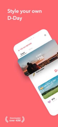 TheDayBefore (days countdown) для iOS — скриншот 1