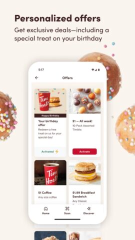 Tim Hortons для Android — скриншот 3