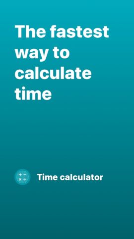 Time and Hours Calculator для Android — скриншот 1