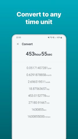 Time and Hours Calculator для Android — скриншот 5