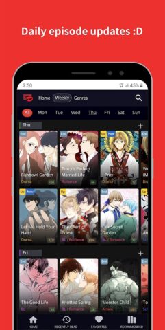 Toomics — Read Premium Comics для Android — скриншот 3