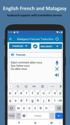 Traducteur Malagasy Francais для Android — скриншот 5