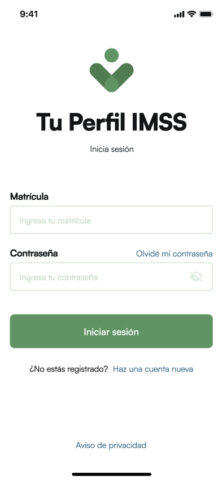 Tu Perfil IMSS для Android — скриншот 2