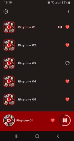 Турецкие Рингтоны для Android — скриншот 1
