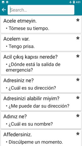 Turkish — Spanish для Android — скриншот 4
