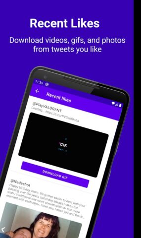 Twitter Video Downloader (HD) для Android — скриншот 3