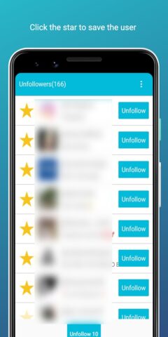 Unfollow Users Plus для Android — скриншот 3