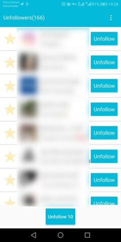 Unfollow Users Plus для Android — скриншот 4