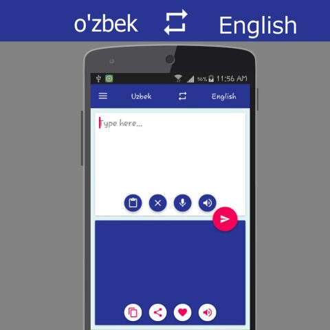 Uzbek English Translator для Android — скриншот 1