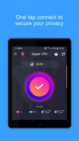 VPN Proxy Speed — Super VPN для Android — скриншот 5
