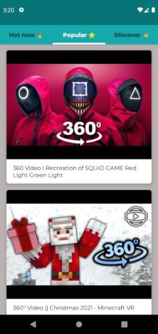 VR-видео 360 для Android — скриншот 4